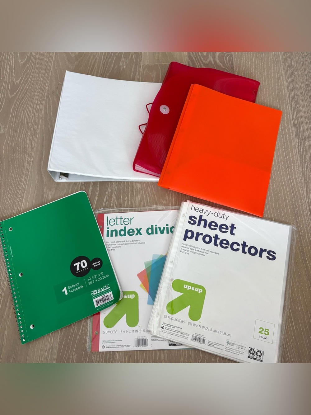 Assorted Office Binders & Accessories - School Supplies